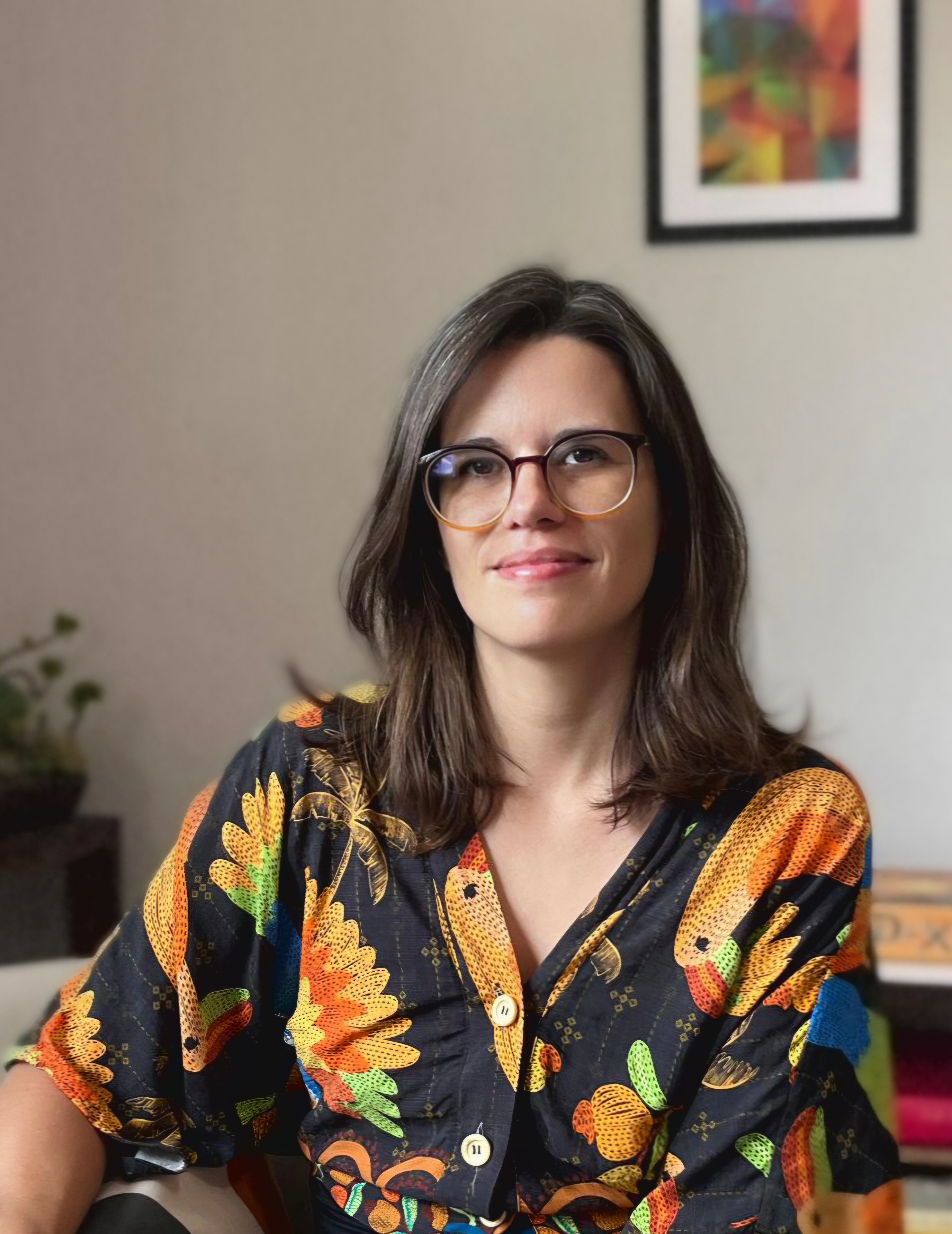 Foto de Driele Paresqui, psicóloga da Vyapsicologia