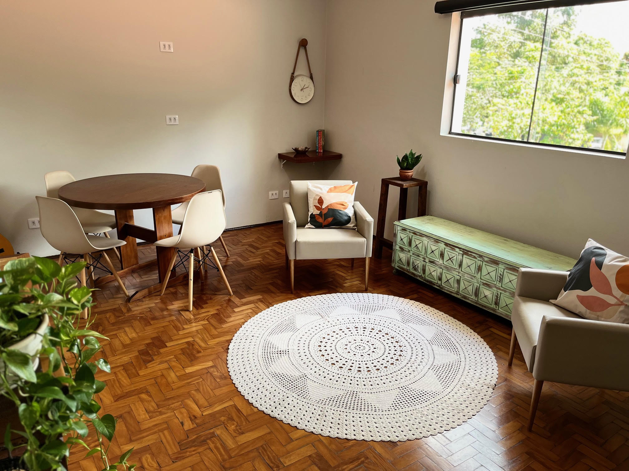 Sala de atendimento da Vyapsicologia em Brotas, ambiente acolhedor e confortável